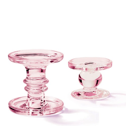 Pink candle stand